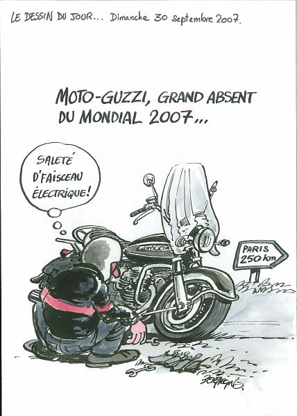 Guzzi absent du mondial 2007